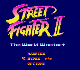 Street Fighter II: The World Warrior+ cover art