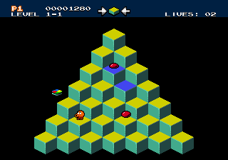Mega Qbert cover art