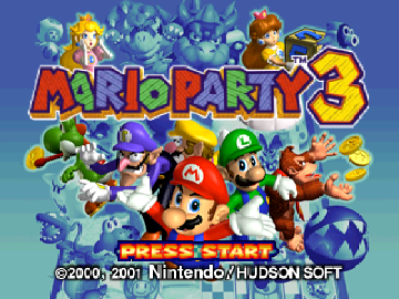 Playable Toad in Mario Party 3 cover art