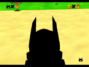 Batman Luigi 64 Playable