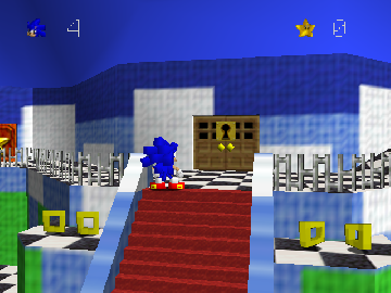 Minecraft Sonic 64 cover art
