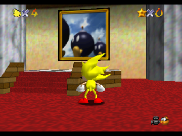 Super Sonic The Hedgehog 64 NIGHT cover art