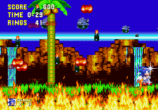 White Sonic in Sonic 3 & Knuckles cover art