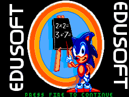 Sonic’s Edusoft cover art