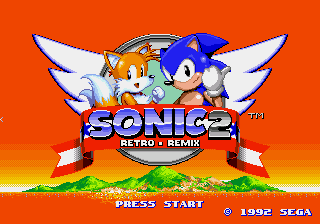 Sonic 2 Retro Remix cover art