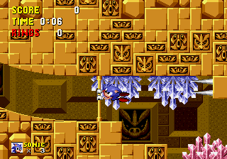 Super Special Spindash in Sonic 1 cover art