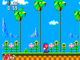 Knuckles in Sonic The Hedgehog cover art