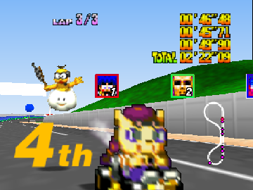 Konami Krazy Racers 64 cover art