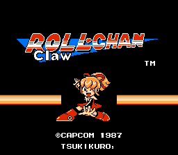 Roll-Chan in Rockman Claw cover art