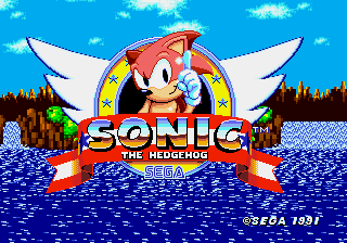 Red Sonic 1 Game Gear Edition 2024 cover art
