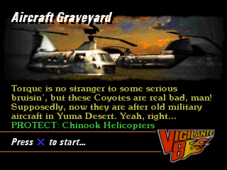 Vigilante 8 (USA) cover art