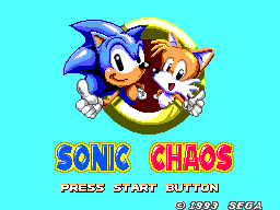 Sonic Chaos (Master System prototype; 1993-07-13) cover art