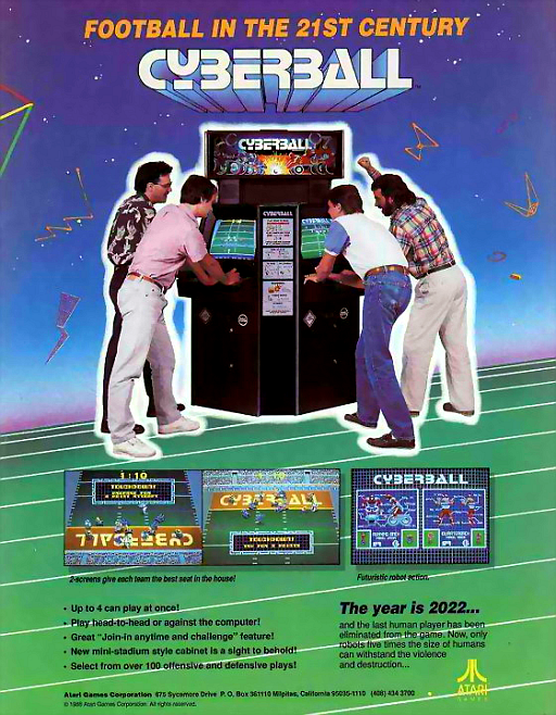 Cyberball 2072 2 Player Rev 4 cover art