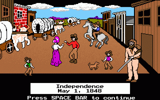 Oregon Trail, The Screenshot