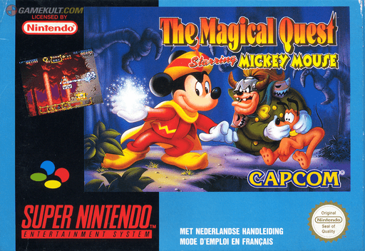 Magical Quest Starring Mickey Mouse, The cover art