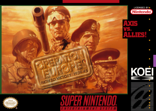 Operation Europe – Path to Victory 1939-45 cover art