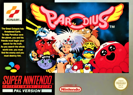 Parodius cover art