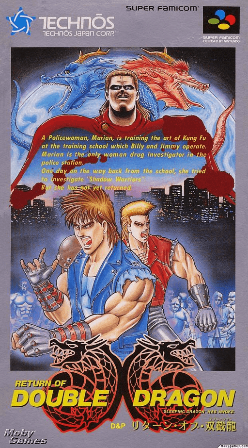 Return of Double Dragon cover art