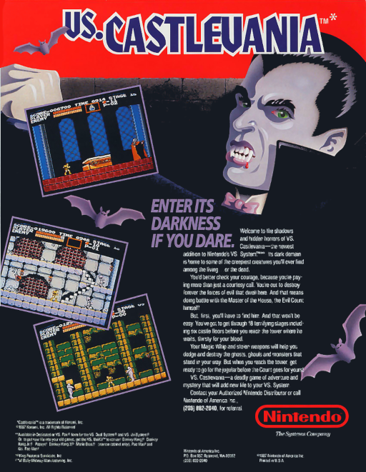 Vs Castlevania cover art
