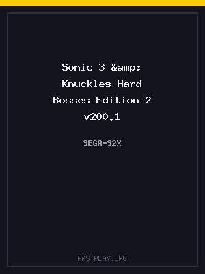 Sonic 3 & Knuckles Hard Bosses Edition 2 v200.1