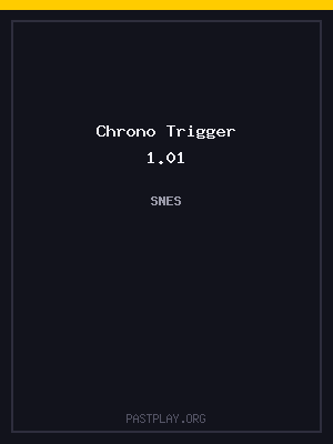 Chrono Trigger 1.01 cover art