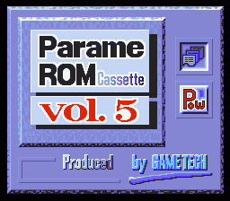 Parame ROM Cassette Vol. 5 (Japan) (Unl) cover art