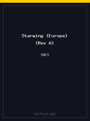 Starwing (Europe) (Rev A) cover art