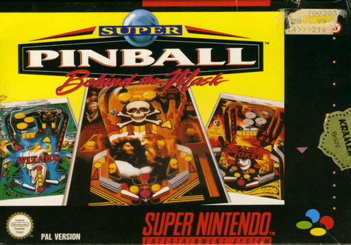 Super Pinball – Behind the Mask (USA) (Rev A) cover art