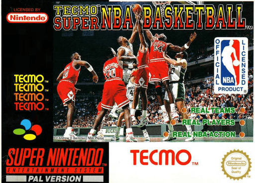 Tecmo Super NBA Basketball (Australia) cover art