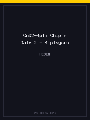CnD2-4pl: Chip n Dale 2 – 4 players cover art