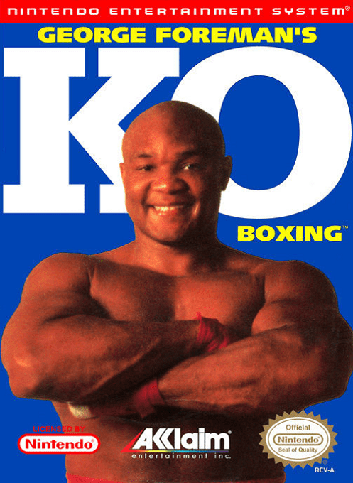 George Foreman’s KO Boxing (Europe) cover art