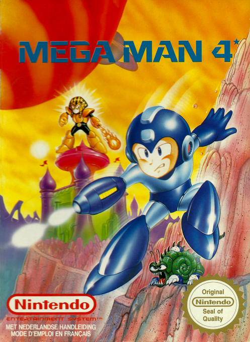 Mega Man 4 (USA) (Rev A) [Hack by Insectduel v1.0] (~Megaman Showdown IV – Hard) (Boss Mode) cover art