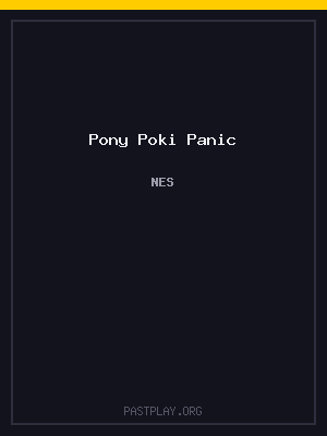 Pony Poki Panic cover art