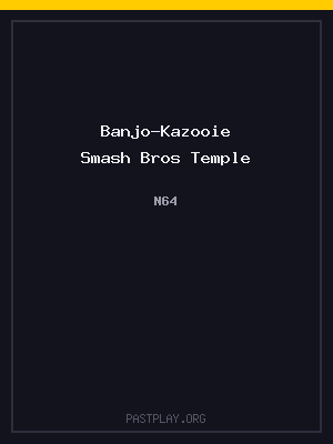 Banjo-Kazooie Smash Bros Temple cover art