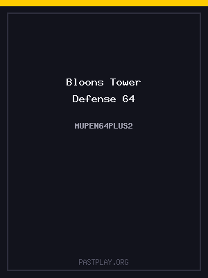 Bloons Tower Defense 64 cover art