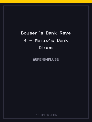 Bowser’s Dank Rave 4 – Mario’s Dank Disco cover art