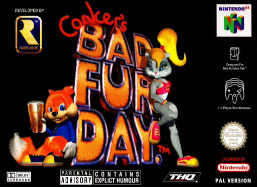 Conker’s Bad Fur Day (USA) (Beta) (ECTS 2000) (2000 08 26) cover art