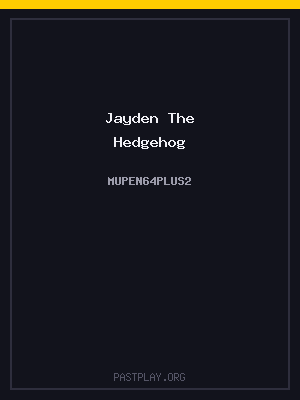 Jayden The Hedgehog cover art