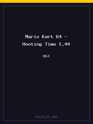 Mario Kart 64 – Hooting Time 1.44 cover art