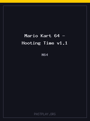 Mario Kart 64 – Hooting Time v1.1 cover art