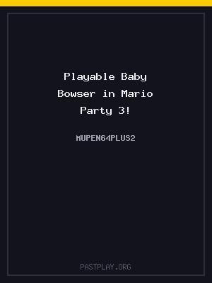 Playable Baby Bowser in Mario Party 3! cover art