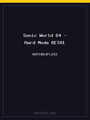 Sonic World 64 – Hard Mode BETA1 cover art