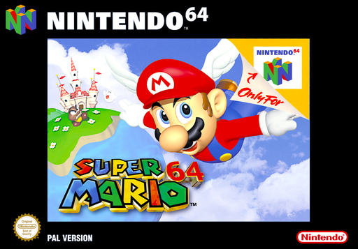 Super Mario 64 – Peach and the pink star cover art