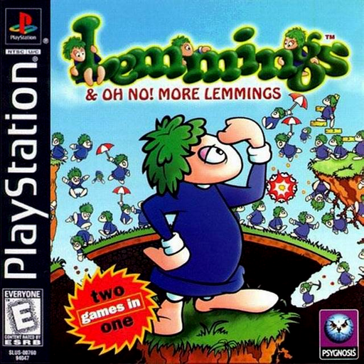Lemmings & Oh No! More Lemmings (USA) cover art