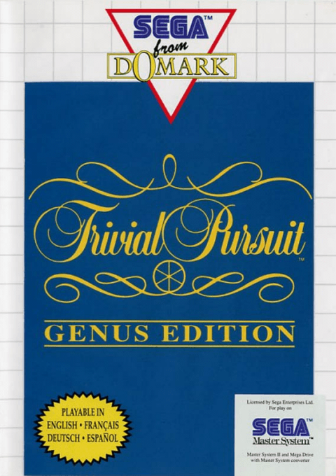 Trivial Pursuit – Genus Edition (Europe) (En,Fr,De,Es) cover art