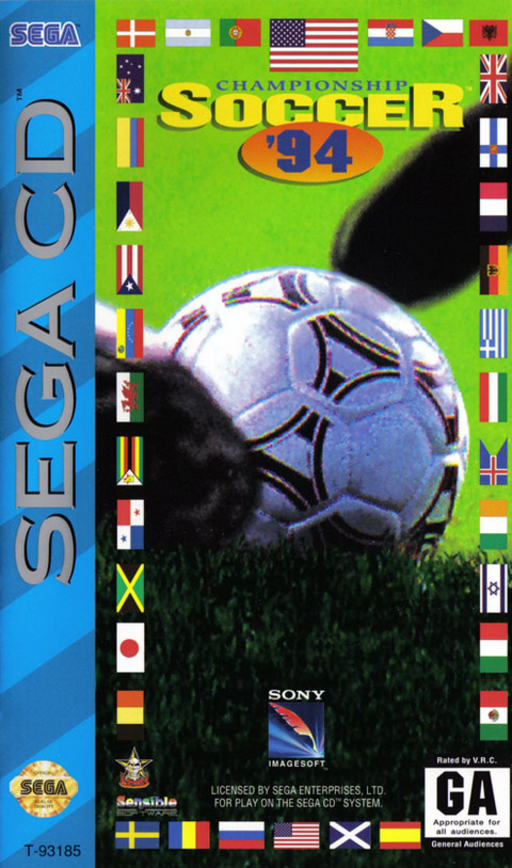 Championship Soccer ’94 cover art