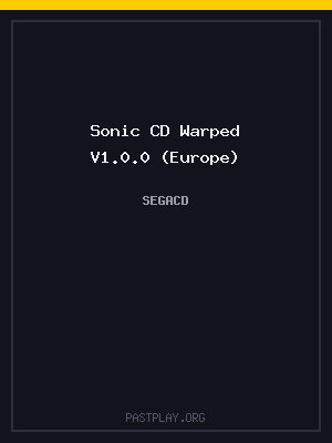 Sonic CD Warped V1.0.0 (Europe)