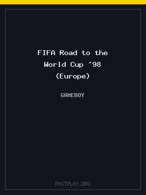 FIFA Road to the World Cup ’98 (Europe)
