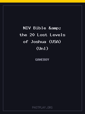NIV Bible & the 20 Lost Levels of Joshua (USA) (Unl) cover art