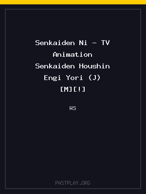 Senkaiden Ni – TV Animation Senkaiden Houshin Engi Yori (J) [M][!] cover art